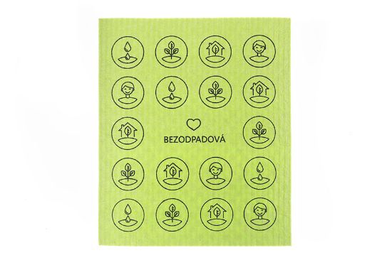 Obrázek Bezodpadová houbička zelená