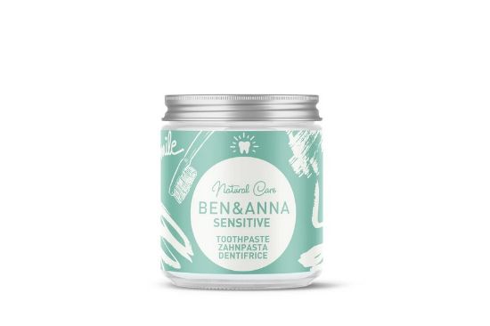 Picture of Přírodní zubní pasta BEN&ANNA ve skle 100 ml - sensitive