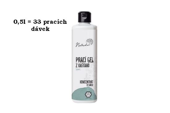 Picture of Prací gel Natasha - sport - 0,5l