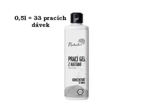 Obrázek Prací gel Natasha - bez vůně - 0,5 l