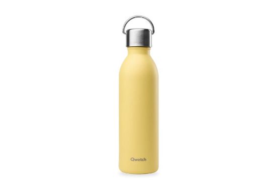 Obrázek Termo láhev Qwetch "Active" - ​​600 ml - pastelová žlutá